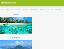 Tablet Screenshot of islasparadisiacas.info